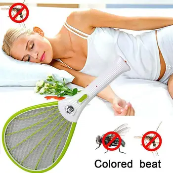 Multifunctional Rechargeable Electric Mosquito Swatter with LED Lamp Electric Hand Held Bug Insect Fly Racket Mosquitoes Killer
Multifunctional Rechargeable Electric Mosquito Swatter with LED Lamp Electric Hand Held Bug Insect Fly Racket Mosquitoes Killer
