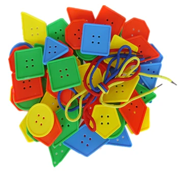 Children Threading Buttons Educational Toy Kid Colorful Geometric Puzzle Tangram Logic Game Hand-eye Coordination Preschool Toy
Children Threading Buttons Educational Toy Kid Colorful Geometric Puzzle Tangram Logic Game Hand-eye Coordination Preschool Toy