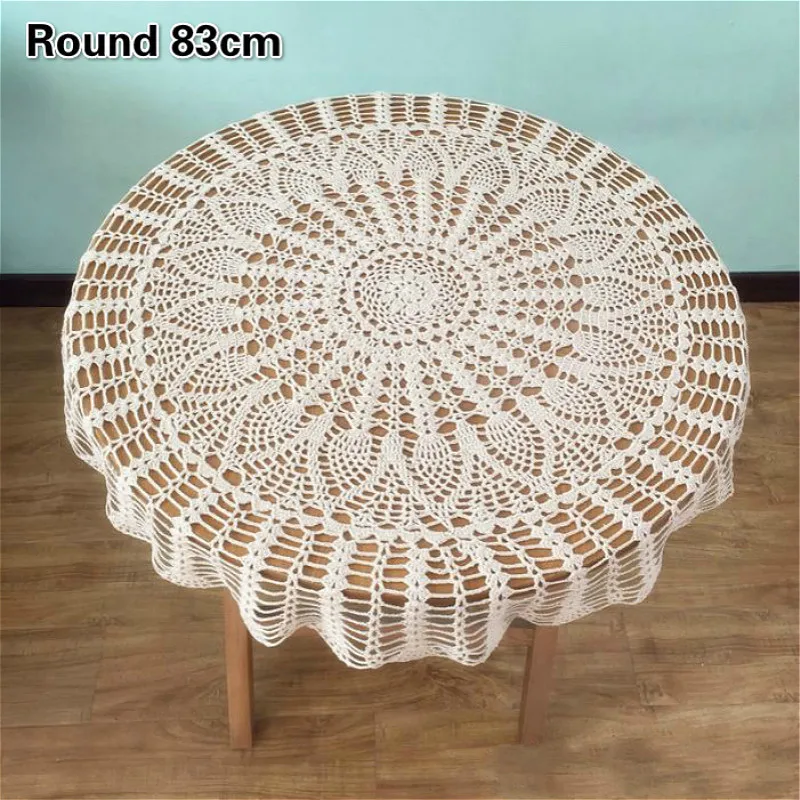Traditional Folk Hand Crochet Cotton Thread Idyll Tablecloth Balcony Bedroom Coffee Round Table Mat Christmas Wedding Decoration
Traditional Folk Hand Crochet Cotton Thread Idyll Tablecloth Balcony Bedroom Coffee Round Table Mat Christmas Wedding Decoration