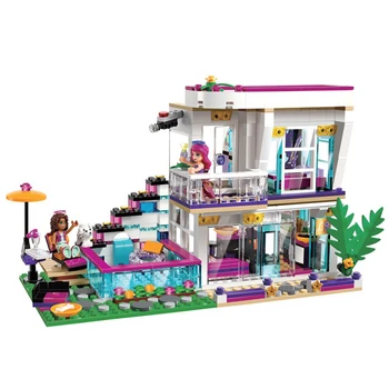 Model Building Kits Compatible Friends 10498 Livi's Pop Star House Emma Mia 3D Bricks Figure Toys
Model Building Kits Compatible Friends 10498 Livi's Pop Star House Emma Mia 3D Bricks Figure Toys