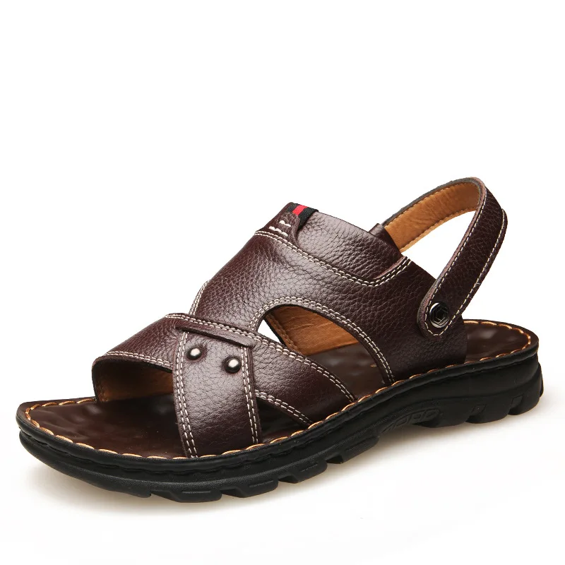 Classic Mens Sandals Summer Leather Male Beach Sandals Soft Comfortable Male Outdoor Beach Slippers Slip-ON Man Sandals
Classic Mens Sandals Summer Leather Male Beach Sandals Soft Comfortable Male Outdoor Beach Slippers Slip-ON Man Sandals