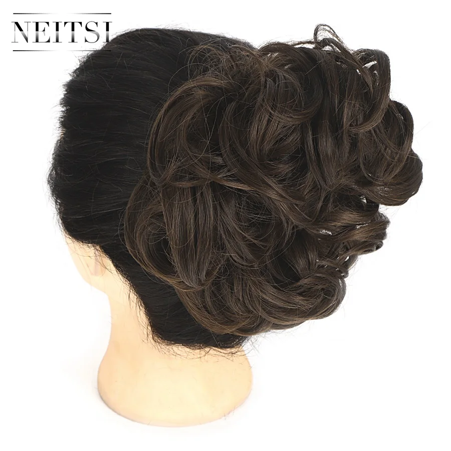 Neitsi Messy Bun Synthetic Hair Extensions Curly Wavy Donut Chignon For Women Styling Tool
Neitsi Messy Bun Synthetic Hair Extensions Curly Wavy Donut Chignon For Women Styling Tool