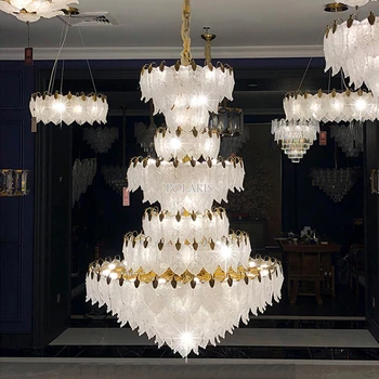 ZISIZ Modern Luxury LED Crystal Chandelier Lighting Large Hotel Restaurant Staircase Chandeliers Lights Living Room Cristal Lamp
ZISIZ Modern Luxury LED Crystal Chandelier Lighting Large Hotel Restaurant Staircase Chandeliers Lights Living Room Cristal Lamp