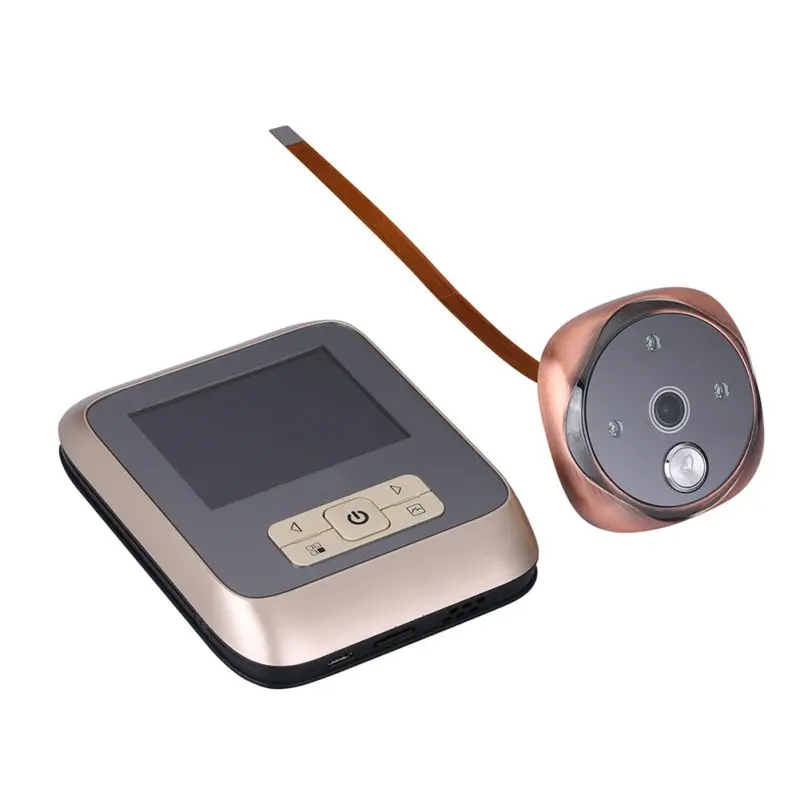 New Digital Door Viewer Doorbell IR Night Vision 25 Rings Support TF Card Camera Peephole Monitor
New Digital Door Viewer Doorbell IR Night Vision 25 Rings Support TF Card Camera Peephole Monitor