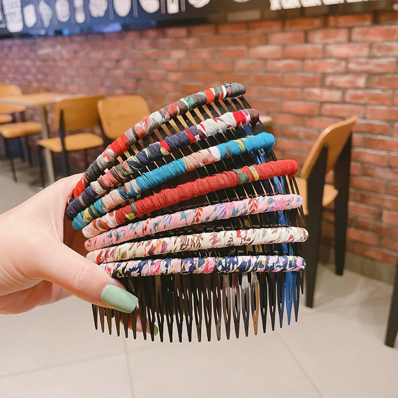 Korean Jewelry Bangs Comb Hair Accessories with Teeth Headband Hairpin Female Headdress Wide Brim Hairpin Front Hair Comb
Korean Jewelry Bangs Comb Hair Accessories with Teeth Headband Hairpin Female Headdress Wide Brim Hairpin Front Hair Comb