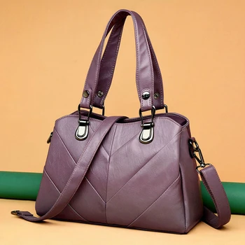 New Women's Soft PU Leather Handbags Fashion Stripe Ladies Shoulder Crossbody Bags Female Travel Casual Tote Torebki Damskie
New Women's Soft PU Leather Handbags Fashion Stripe Ladies Shoulder Crossbody Bags Female Travel Casual Tote Torebki Damskie