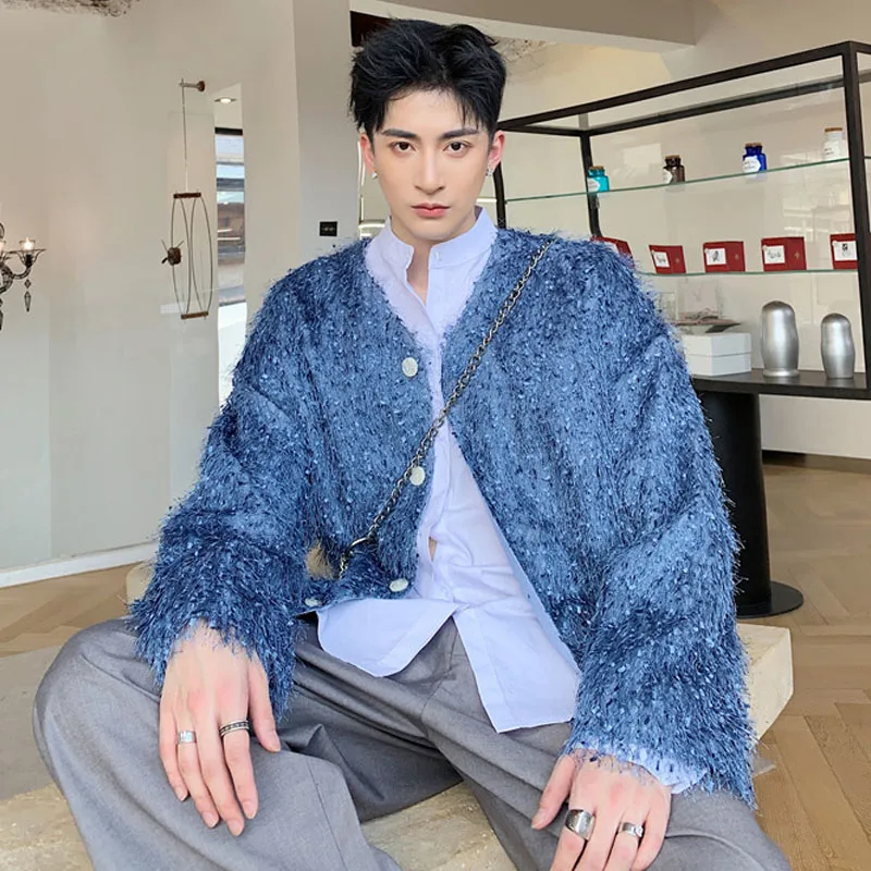 Men Feather Tassels Vintage Fashion Loose Casual Short Coat Male Women Streetwear Hip Hop Lovers Jacket Outerwear Autumn 
Men Feather Tassels Vintage Fashion Loose Casual Short Coat Male Women Streetwear Hip Hop Lovers Jacket Outerwear Autumn