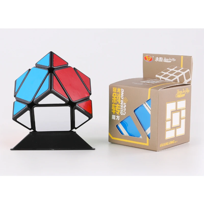 Yongjun guanlong Skew Magic Cube puzzle cube professional speed cubo magico educational toys for students - Black/White
Yongjun guanlong Skew Magic Cube puzzle cube professional speed cubo magico educational toys for students - Black/White