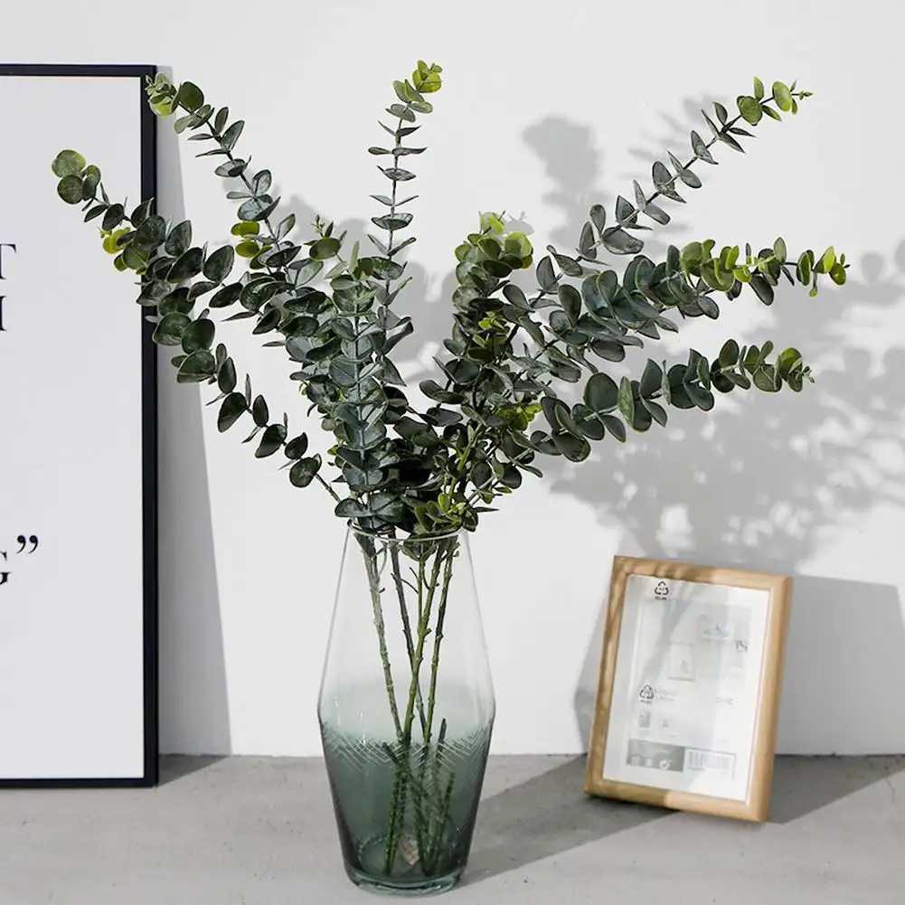 Greenery Stems Eucalyptus Leaf Greenery Bushes Plastic Artificial Plants for Home Party Wedding Decoration Flower Arrangement
Greenery Stems Eucalyptus Leaf Greenery Bushes Plastic Artificial Plants for Home Party Wedding Decoration Flower Arrangement