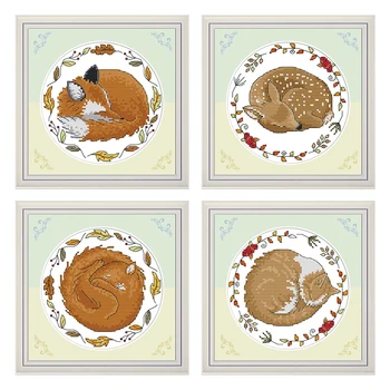 Animals Patterns Cross Stitch Kits Sale 11CT 14CT Printed Fabric DMC Threads Sets for Embroidery for Needlework Sets DIY Crafts
Animals Patterns Cross Stitch Kits Sale 11CT 14CT Printed Fabric DMC Threads Sets for Embroidery for Needlework Sets DIY Crafts