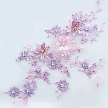 purple 3D Flower Lace Applique, Embroidered Applique for Dance Costumes, wedding Gown Hem Accessories
purple 3D Flower Lace Applique, Embroidered Applique for Dance Costumes, wedding Gown Hem Accessories