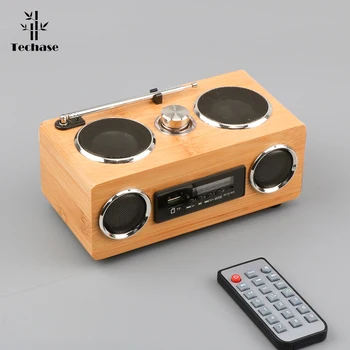 Techase Bamboo Speaker Mini Wierelss HiFi Sound Speakers Support FM Radio USB TF Card AUX-IN For MP3 Player Music Caixa De Som
Techase Bamboo Speaker Mini Wierelss HiFi Sound Speakers Support FM Radio USB TF Card AUX-IN For MP3 Player Music Caixa De Som
