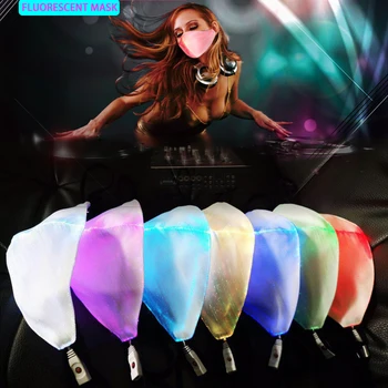 DJ LED Luminous Masks Colorful Glowing Party Bar Luminous Mask Fluorescent Halloween Party Mask Create An Atmosphere Accessories
DJ LED Luminous Masks Colorful Glowing Party Bar Luminous Mask Fluorescent Halloween Party Mask Create An Atmosphere Accessories
