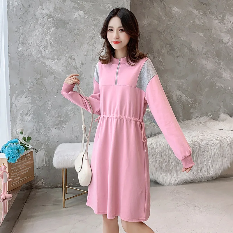 Autumn Casual Dresses Maternity Hoodies Bottoming Clothes For Pregnant Women Long Sleeve Pregnancy Vestidos Maternity Clothing 
Autumn Casual Dresses Maternity Hoodies Bottoming Clothes For Pregnant Women Long Sleeve Pregnancy Vestidos Maternity Clothing