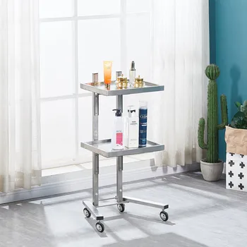 New Hairdressing Stainless Steel Cart Beauty Salon Stroller Japan Hair Salon Tool Cart Folding Two Table Trolley
New Hairdressing Stainless Steel Cart Beauty Salon Stroller Japan Hair Salon Tool Cart Folding Two Table Trolley