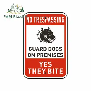 EARLFAMILY 13cm x 8.8cm Guard Dogs on Premises Sign Funny Car Sticker Vinyl Graphics JDM RV VAN Fine Decal Waterproof Accessorie 
EARLFAMILY 13cm x 8.8cm Guard Dogs on Premises Sign Funny Car Sticker Vinyl Graphics JDM RV VAN Fine Decal Waterproof Accessorie