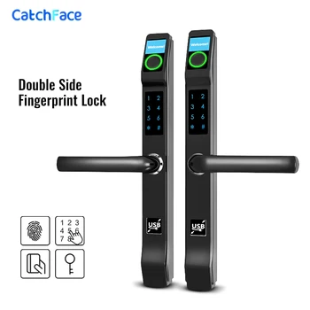 Waterproof Fingerprint Lock Outdoor Gate Lock Iron Gate Lock RFID/Fingerprint /Code Electronic Keyless Double side Lock Garden
Waterproof Fingerprint Lock Outdoor Gate Lock Iron Gate Lock RFID/Fingerprint /Code Electronic Keyless Double side Lock Garden