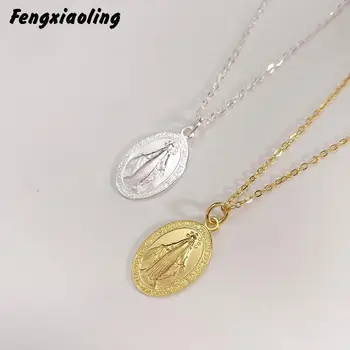 2019 New Fashion Real Silver Pendant Necklaces Jewelry 925 Sterling Silver Personality Medal Maria Statement Necklace
2019 New Fashion Real Silver Pendant Necklaces Jewelry 925 Sterling Silver Personality Medal Maria Statement Necklace