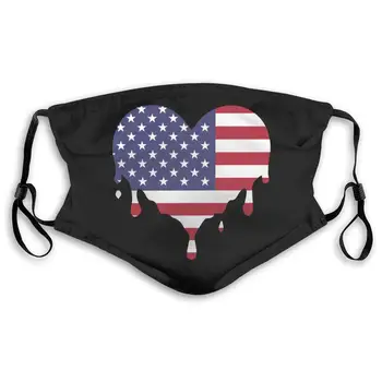 Dripping Heart American Flag Active Carbon Filter Mask with PM2.5 Filters 5 Layers of Protection for Unisex
Dripping Heart American Flag Active Carbon Filter Mask with PM2.5 Filters 5 Layers of Protection for Unisex