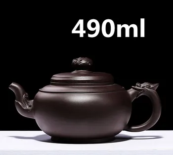 Tetera Chinese Yixing Clay Teapot Zisha Infuser Kung Fu Tea Set 490ml New Arrived Famous Handmade Pot High Quality With Gift Box
Tetera Chinese Yixing Clay Teapot Zisha Infuser Kung Fu Tea Set 490ml New Arrived Famous Handmade Pot High Quality With Gift Box