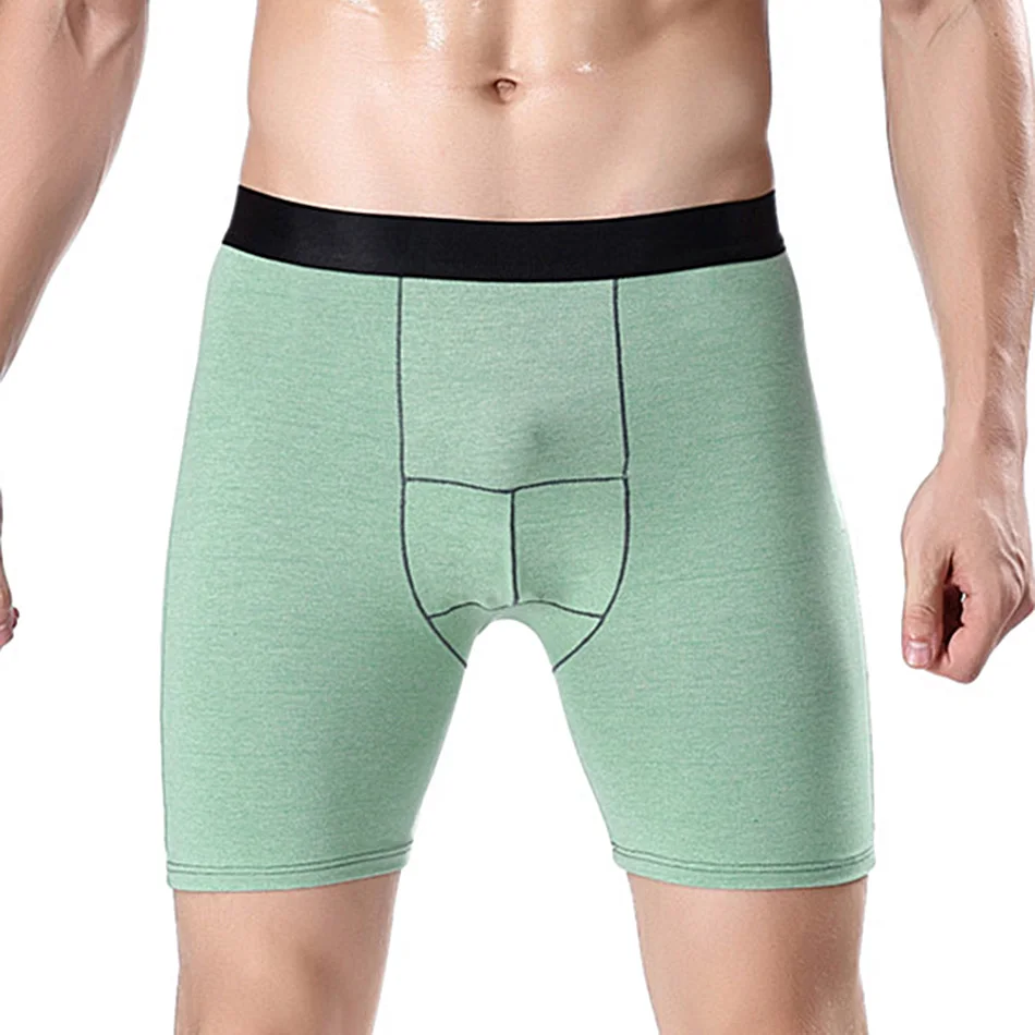 Long Men's Boxer Pants Large Cotton Sports Underpants Sweat Wicking Running Shorts To Prevent Frayed Legs Hot Brands
Long Men's Boxer Pants Large Cotton Sports Underpants Sweat Wicking Running Shorts To Prevent Frayed Legs Hot Brands