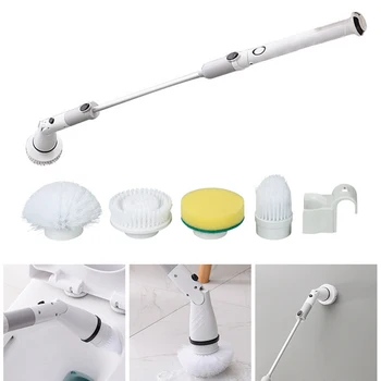 Electric Spin Scrubber Turbo Scrub Cleaning Brush Cordless Chargeable Bathroom Cleaner with Extension Handle Adaptive Brush Tub
Electric Spin Scrubber Turbo Scrub Cleaning Brush Cordless Chargeable Bathroom Cleaner with Extension Handle Adaptive Brush Tub