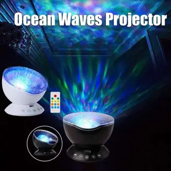 Rotating LED Ocean Wave Projector Lamp Night Light Remote Control Music Player
Rotating LED Ocean Wave Projector Lamp Night Light Remote Control Music Player