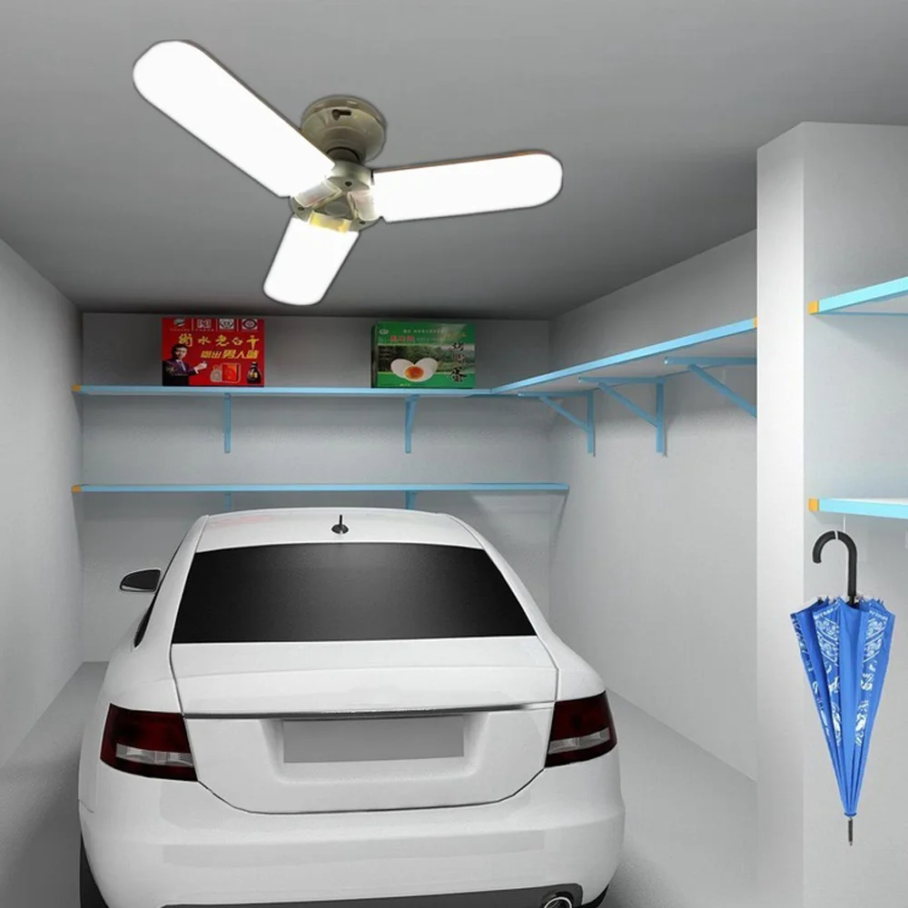 High Brightness LED Bulb 45W 60W E27 220V Home Energy Saving Pendant Light Foldable Fan Blade LED Household Garage Light
High Brightness LED Bulb 45W 60W E27 220V Home Energy Saving Pendant Light Foldable Fan Blade LED Household Garage Light