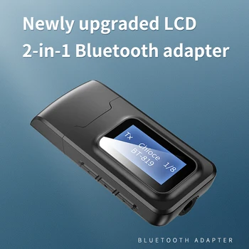 USB Adapter 2 In 1 LCD Display Optional Device Connection Bluetooth 5.0 Receiver Transmitter For TV Headphone Low Latency
USB Adapter 2 In 1 LCD Display Optional Device Connection Bluetooth 5.0 Receiver Transmitter For TV Headphone Low Latency
