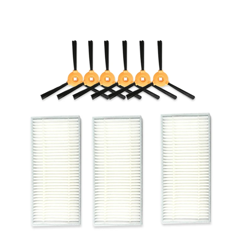 Replacement Filters+Side Brush Kit for Ecovacs Deebot N79 N79S Robotic Vacuum Cleaner Accessory
Replacement Filters+Side Brush Kit for Ecovacs Deebot N79 N79S Robotic Vacuum Cleaner Accessory