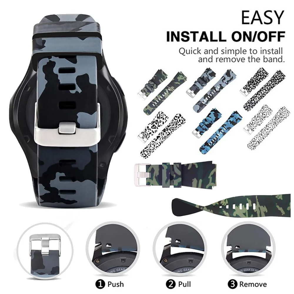 Pattern Silicone Watch Band Strap For Huami Amazfit GTR 47mm Amazfit 2 2S Sport Replacement Bracelet Wrist Strap Watchband 22mm
Pattern Silicone Watch Band Strap For Huami Amazfit GTR 47mm Amazfit 2 2S Sport Replacement Bracelet Wrist Strap Watchband 22mm