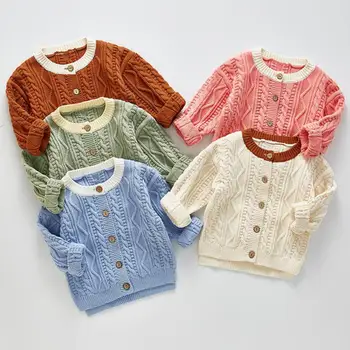2020 Baby Sweater Boys Girls Knitted Cardigan Baby Long Sleeve Tops Knit Jacket Coat Newborn Knitting Sweater
2020 Baby Sweater Boys Girls Knitted Cardigan Baby Long Sleeve Tops Knit Jacket Coat Newborn Knitting Sweater