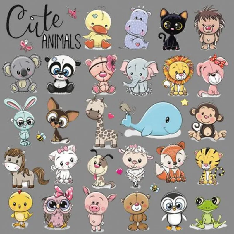 1 Set Cute Samll Animals Iron On Patches DIY Accessory Heat Transfer Washable Stickers For Clothes Bag Print Hoodies Jeans
1 Set Cute Samll Animals Iron On Patches DIY Accessory Heat Transfer Washable Stickers For Clothes Bag Print Hoodies Jeans
