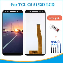 Écran tactile LCD pour TCL C5 5152D, 5.5 pouces, haute qualité, avec outils et colle=