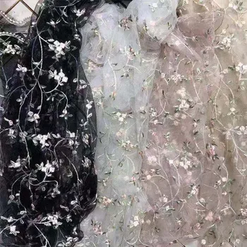 Mesh Bottom Red Plum Embroidery Lining Women's and Children's Clothing Skirt Wedding Dress Embroidery Fabrics
Mesh Bottom Red Plum Embroidery Lining Women's and Children's Clothing Skirt Wedding Dress Embroidery Fabrics