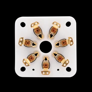 10PCS U7G 7pin Ceramic vacuum tube socket for 813 FU-13 4B27 5-125B 8001 Vintage Hifi Audio Tube Amplifier DIY 
10PCS U7G 7pin Ceramic vacuum tube socket for 813 FU-13 4B27 5-125B 8001 Vintage Hifi Audio Tube Amplifier DIY