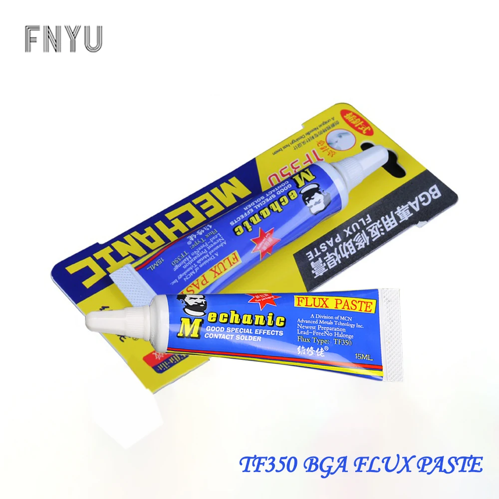 MECHANIC TF350 вставка иглы паяльная флюсовая паста 15 мл изоляция для ремонта BGA