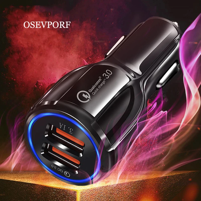 OSEVPORF Mini USB Car Charger For Mobile Phone Tablet GPS 3A Fast Charger Car-Charger Dual USB Car Phone Charger Adapter in Car
OSEVPORF Mini USB Car Charger For Mobile Phone Tablet GPS 3A Fast Charger Car-Charger Dual USB Car Phone Charger Adapter in Car