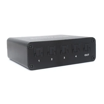 4x1 Toslink Switch Digital Optical SPDIF Audio Switcher Box with IR Remote Control LHB99
4x1 Toslink Switch Digital Optical SPDIF Audio Switcher Box with IR Remote Control LHB99