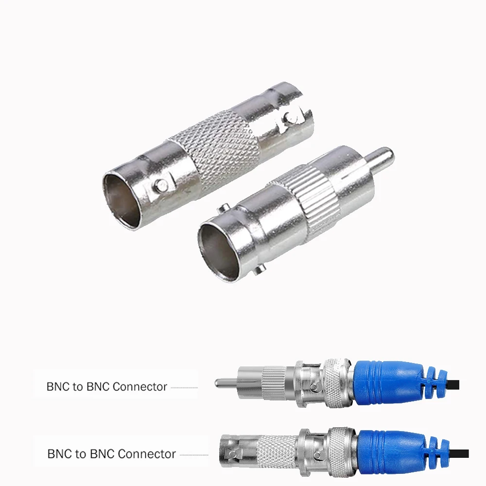 BNC Female to Female Connector+BNC Female to RCA Male Adapter Inline Coupler For CCTV Camera DVR Security System Accessories
BNC Female to Female Connector+BNC Female to RCA Male Adapter Inline Coupler For CCTV Camera DVR Security System Accessories