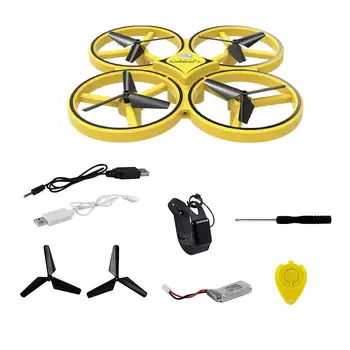 GloryStar ZF04 RC Drone Mini Infrared Induction Hand Control Drone Altitude Hold 2 Controllers Quadcopter for Kids Toy Gift
GloryStar ZF04 RC Drone Mini Infrared Induction Hand Control Drone Altitude Hold 2 Controllers Quadcopter for Kids Toy Gift