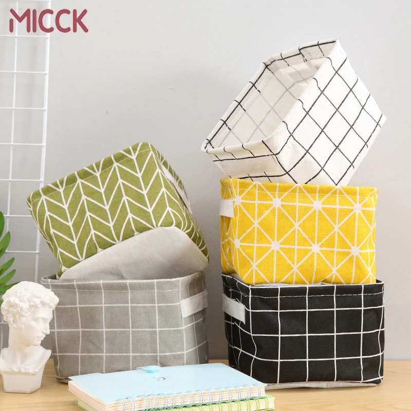 MICCK DIY Desktop Storage Basket Sundries Underwear Toy Storage Box Cosmetic Book Organizer Stationery Container Laundry Basket
MICCK DIY Desktop Storage Basket Sundries Underwear Toy Storage Box Cosmetic Book Organizer Stationery Container Laundry Basket