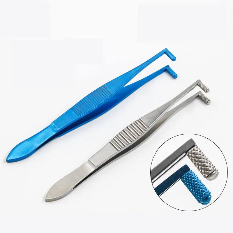Roller tweezers trachoma tweezers ophthalmology microscopy instruments double-wheel massage tweezers corneal epithelium roller t
Roller tweezers trachoma tweezers ophthalmology microscopy instruments double-wheel massage tweezers corneal epithelium roller t