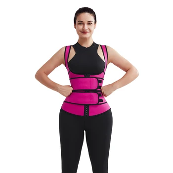 Waist Trainer Corset Neoprene Sweat Sauna Vest for Women Weight Loss with Zipper and Waist Trimmer Belt Slimming Body Shaper
Waist Trainer Corset Neoprene Sweat Sauna Vest for Women Weight Loss with Zipper and Waist Trimmer Belt Slimming Body Shaper