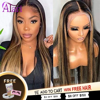 13x6 Lace Front Wig Malaysian Straight Virgin Human Hair Wigs Honey Blond Ombre Highlight Wig PrePlucked Transparent Lace Wig 
13x6 Lace Front Wig Malaysian Straight Virgin Human Hair Wigs Honey Blond Ombre Highlight Wig PrePlucked Transparent Lace Wig