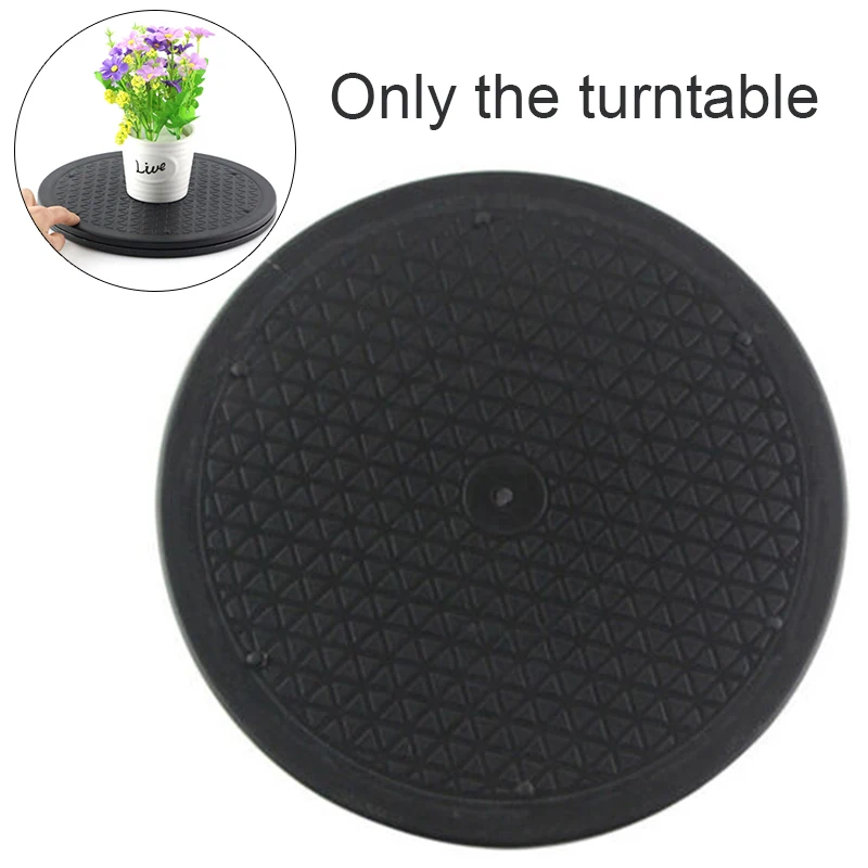 30cm Round Display Platform Turntable Heavy Duty Ornament Plastic Pottery 360 Degree Rotating Sculpture | Дом и сад