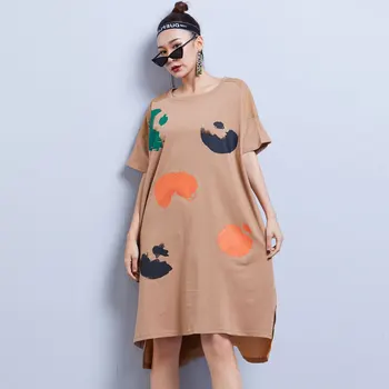 LANMREM 2020 New Spring Summer Round Collar Hit Color Print Pullover Dress Women Vintage Loose Big Size Irregular Tops PD901
LANMREM 2020 New Spring Summer Round Collar Hit Color Print Pullover Dress Women Vintage Loose Big Size Irregular Tops PD901