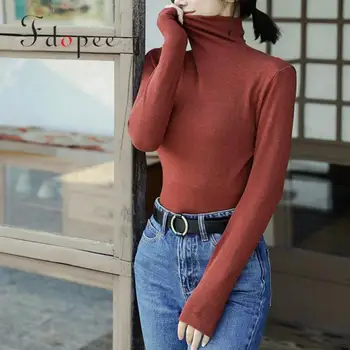 2019 Thermal Underwear High Collar Long Sleeved Bamboo Carbon Cotton Bottom Slim Elegant Big Elastic Skin-friendly Women Tops
2019 Thermal Underwear High Collar Long Sleeved Bamboo Carbon Cotton Bottom Slim Elegant Big Elastic Skin-friendly Women Tops
