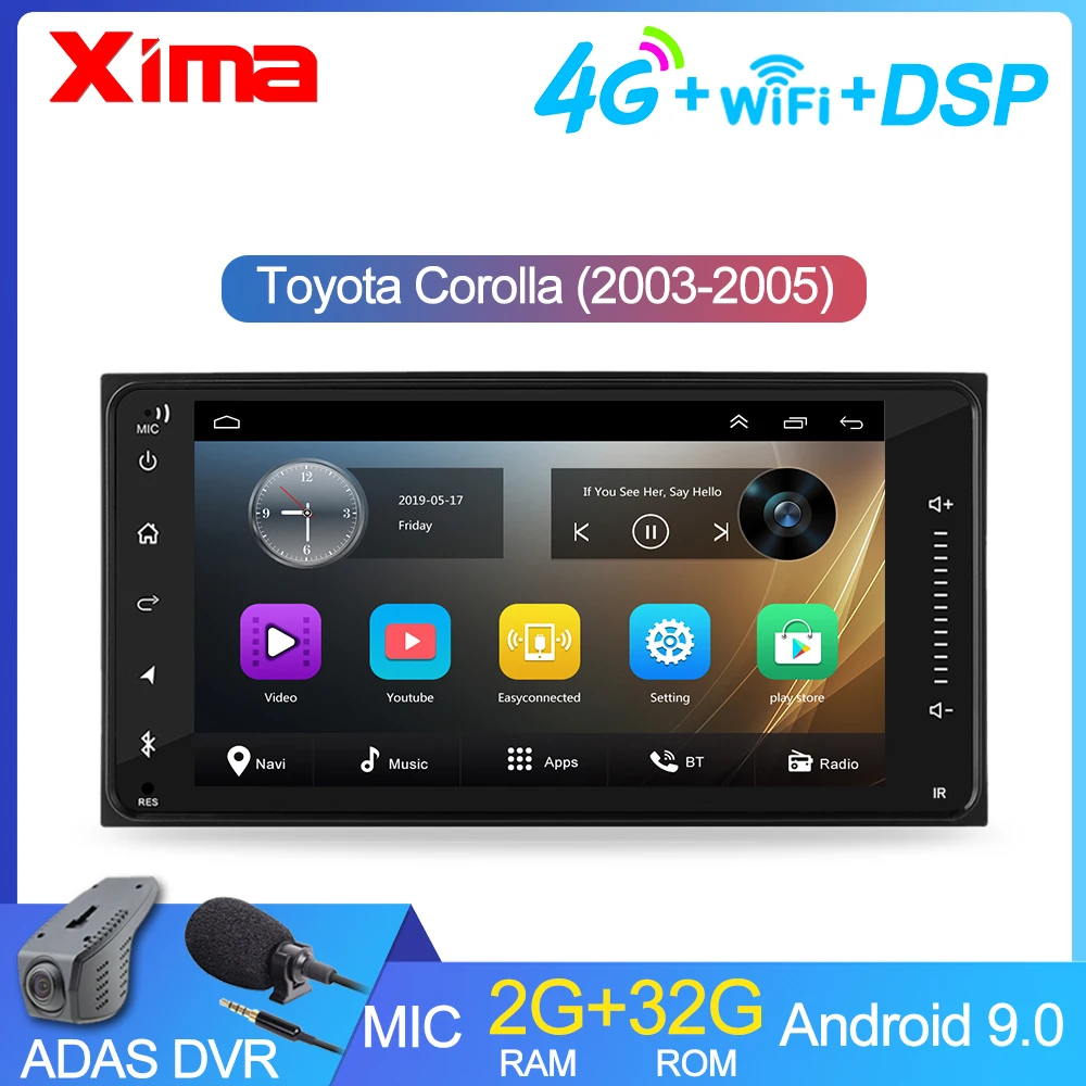 2 din Universal android 9.0 Car Multimedia Player Car Radio Player for toyata VIOS CROWN CAMRY HIACE PREVIA COROLLA 2003-2005
2 din Universal android 9.0 Car Multimedia Player Car Radio Player for toyata VIOS CROWN CAMRY HIACE PREVIA COROLLA 2003-2005