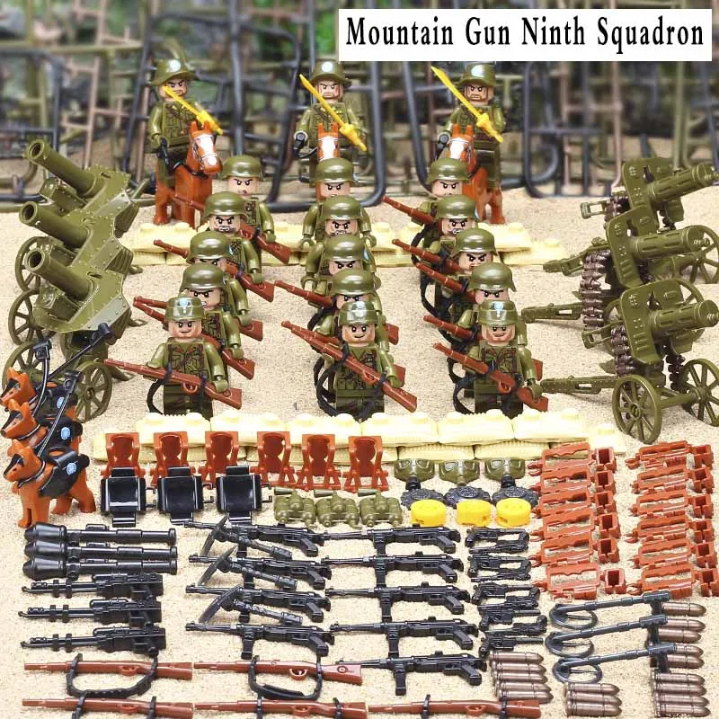 Military Army WW2 Soldier Model Building Blocks Set Weapon Special Force CS SWAT Gun Toys Compatible LegoINGlys Military Figures
Military Army WW2 Soldier Model Building Blocks Set Weapon Special Force CS SWAT Gun Toys Compatible LegoINGlys Military Figures